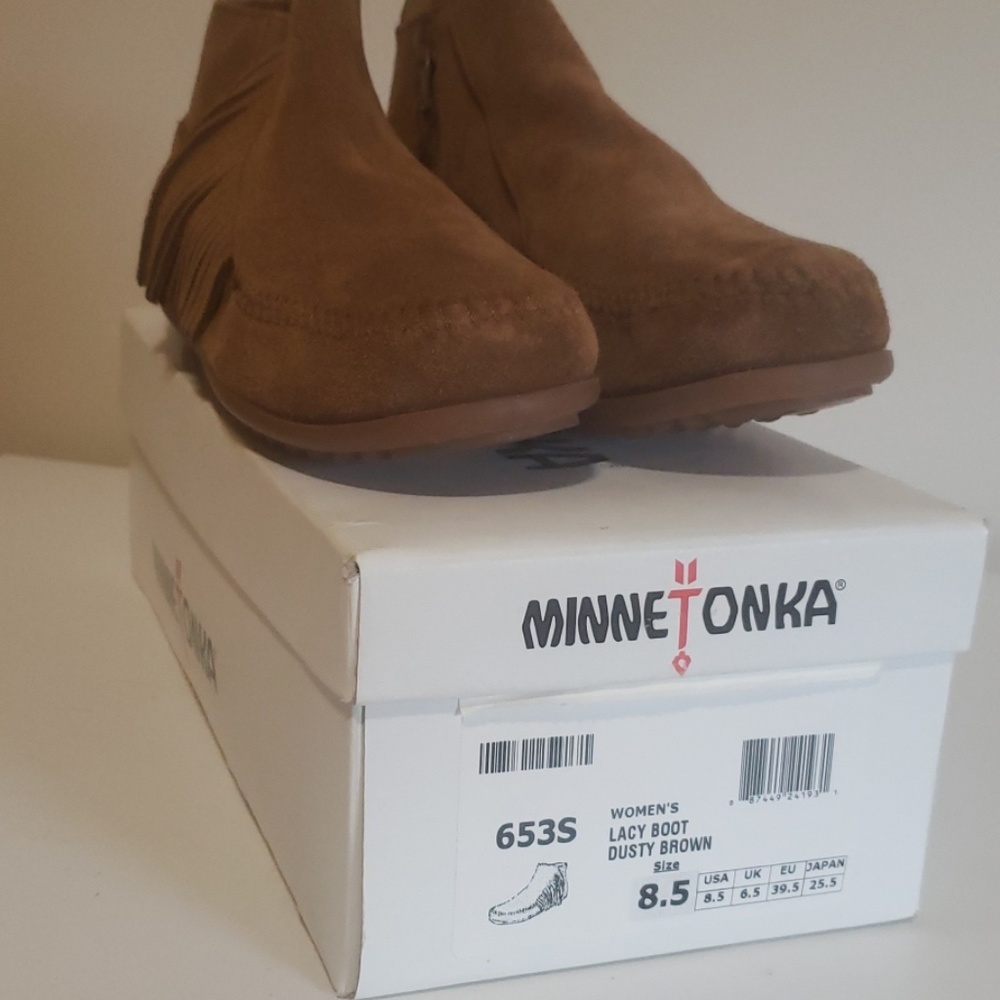 Suede Tan Booties